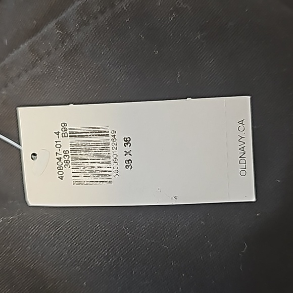 Men's new with tags Old Navy black Chino - Picture 5 of 5